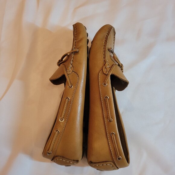 Eastland Women's Marcella Leather Driving Loafer Tan/Cognac Size 8 - Picture 6 of 11